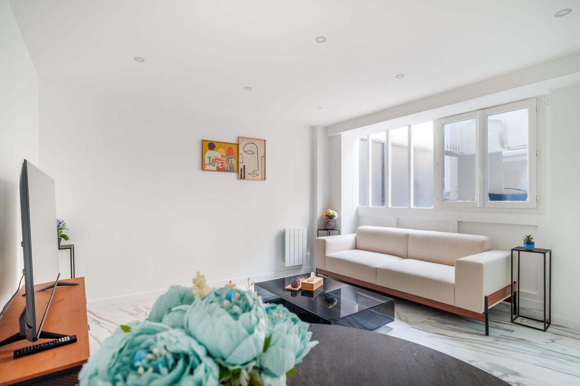 Asnières Spacious Flat For 4 People #1 מראה חיצוני תמונה